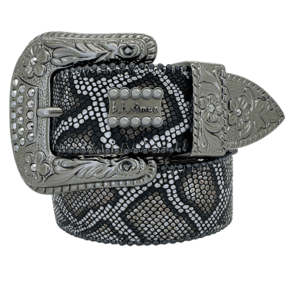 Trojan Classic-Coiled Serpent/Black Chrome BB Simon Belt