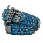 Cuban b’ Chain Capri Blue/Black