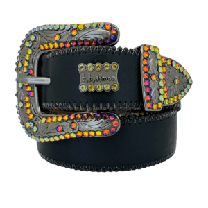 Classic Western Black/Volcano BB Simon Belt