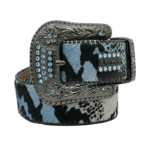 BB Simon Trojan Classic – Blue Leopard Belt