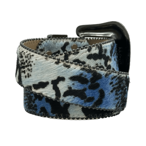 BB Simon Trojan Classic – Blue Leopard Belt