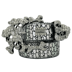 Metallic Bubbles Skull Pile