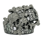 Metallic Bubbles Skull Pile