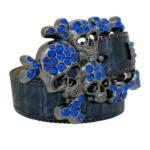 Cobalt Blue Skull Pile