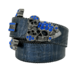 Cobalt Blue Skull Pile