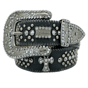 Adabelle Western Black Jet Hematite BB Simon Belt