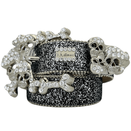 Silver Galaxy Skull Pile