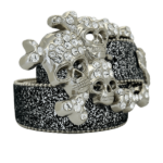 Silver Galaxy Skull Pile