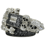 Silver Galaxy Skull Pile