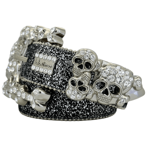 Silver Galaxy Skull Pile