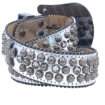 Safa Western – Metallic Silver