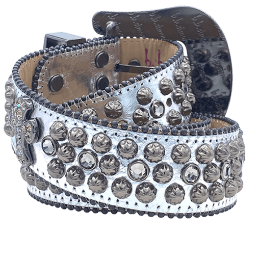 Safa Western – Metallic Silver