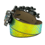 Iridescent Gold Python Skull pile