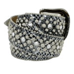 Trojan-Coiled Serpent/ Black B.D. By B.B. Simon Belt