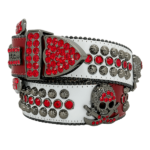 BB Simon Crimson Skulls Fusion Red Belt