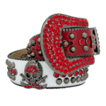 BB Simon Crimson Skulls Fusion Red Belt
