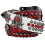 BB Simon Crimson Skulls Fusion Red Belt