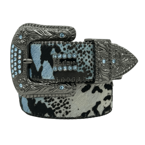 BB Simon Trojan Classic – Blue Leopard Belt