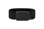 Groove Belt Gun Metal Black folded