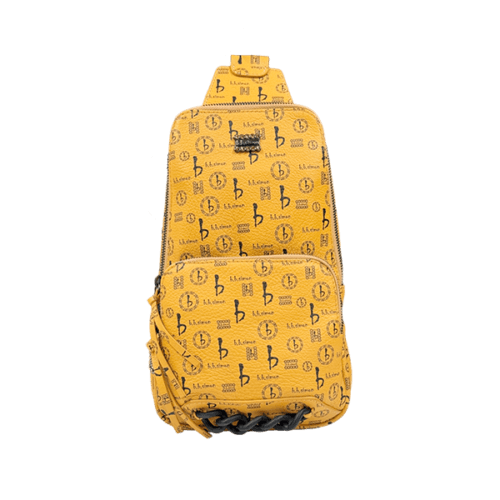 BB Pattern Sling Bag Butterscotch