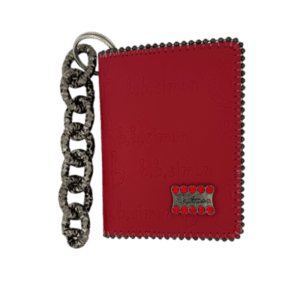 Chain Wallet- bb Pattern Red / Lt.Siam By BB Simon Chain Wallet- bb Pattern Red / Lt.Siam By BB Simon