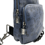 BB Pattern Sling Bag – Navy