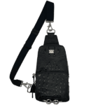 Sling Bag – Black Croc