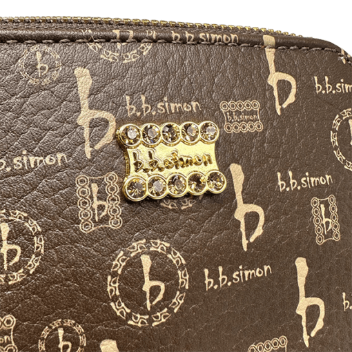 BB Pattern Sling Bag – Brown