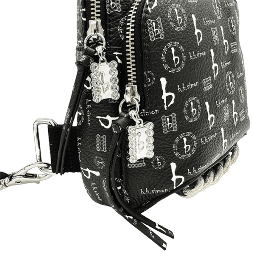 BB Pattern Sling Bag – Black