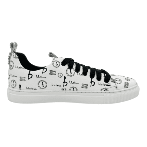 BB Pattern Shoes – White