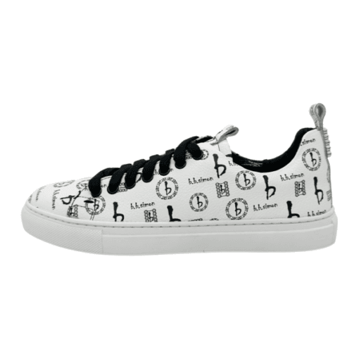 BB Pattern Shoes – White