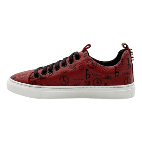 BB Pattern Shoes – Red