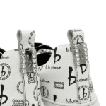BB Pattern Shoes – White