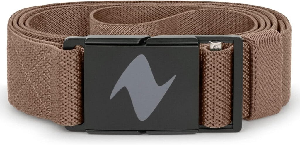 Elegant Brown Color Strap With a Black Magnetic Belt Bucke