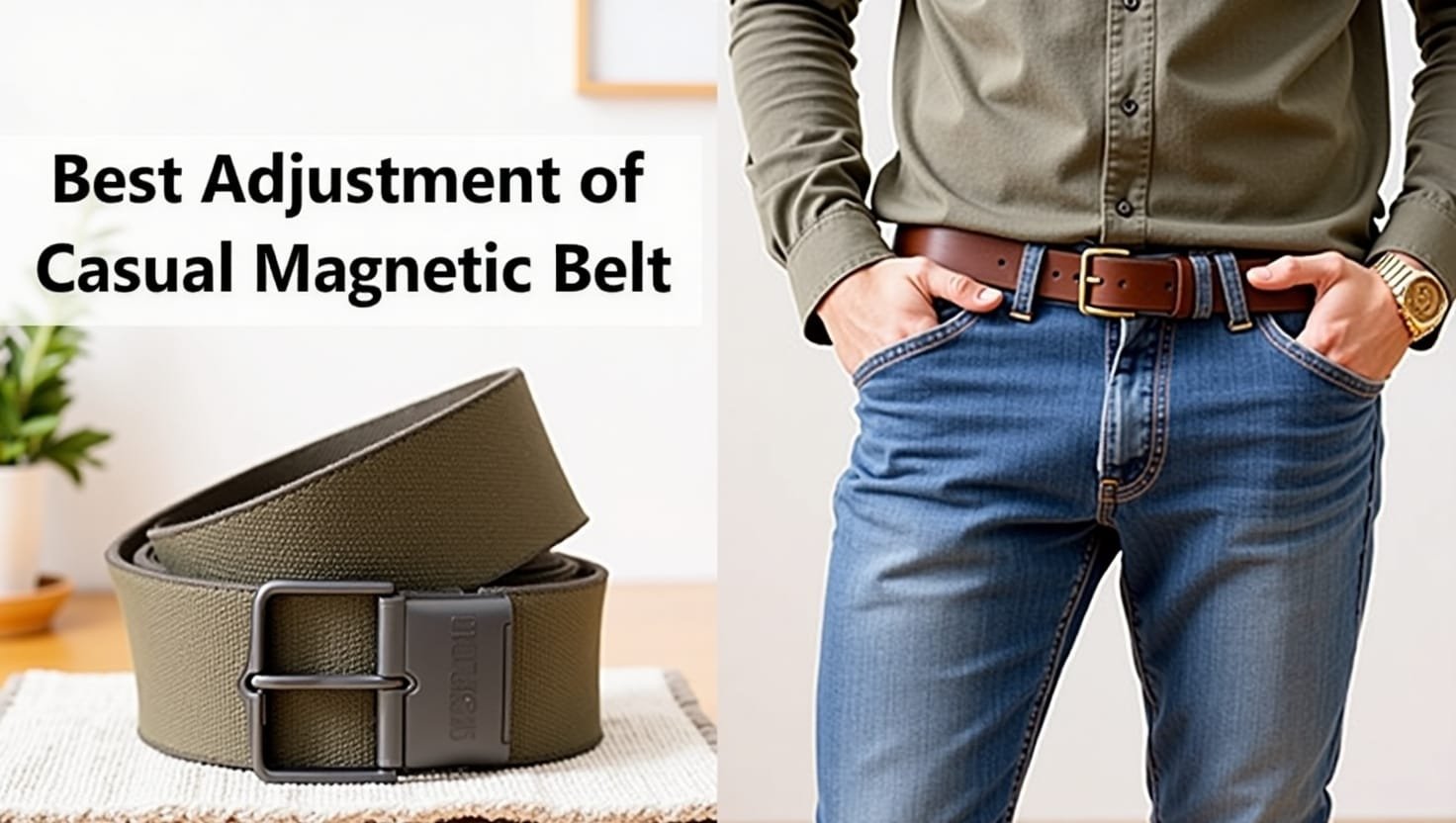 Best Adjustment of Casual Magnetic Belt