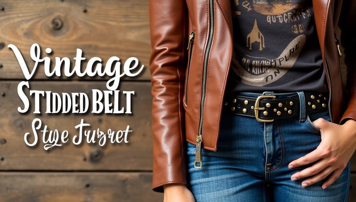 Vintage Studded Belt