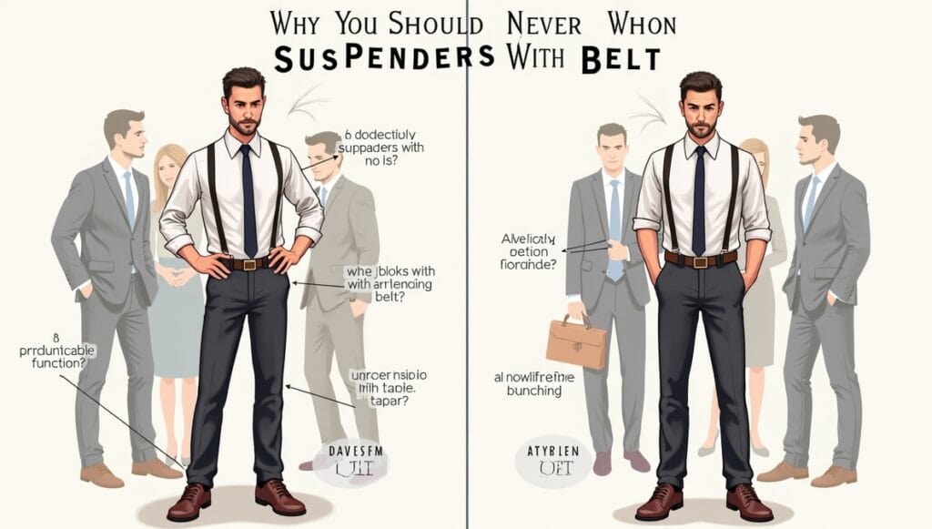 Why You Should Never Wear Suspenders with a Belt