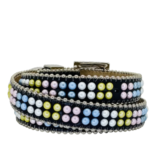 BB Simon Alegra – Multi Colored Pearl / Black Belt