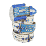 Fleur Blue – White Sapphire BB Simon