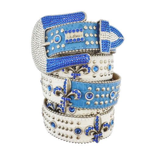 Fleur Blue – White Sapphire BB Simon