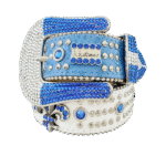 Fleur Blue – White Sapphire BB Simon