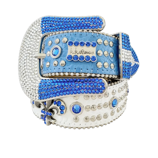 Fleur Blue – White Sapphire BB Simon