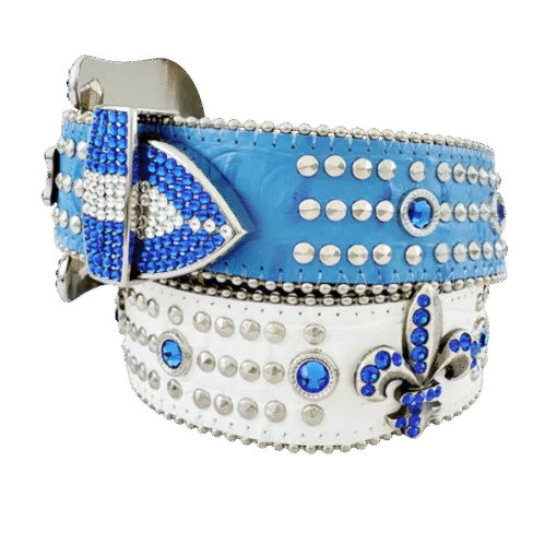 Fleur Blue – White Sapphire BB Simon