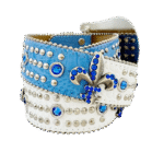 Fleur Blue – White Sapphire BB Simon