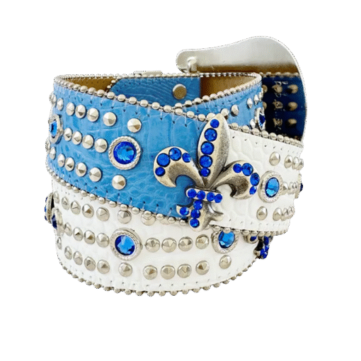 Fleur Blue – White Sapphire BB Simon