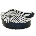 Silver Wing Black / Clear Belt