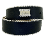 Silver Wing Black / Clear Belt