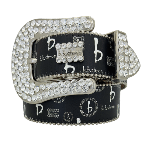 Classic BB Pattern Black/Clear - BB Simon Belt