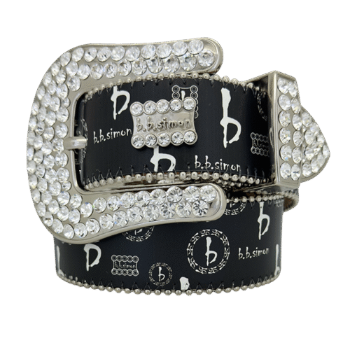 Classic BB Pattern Black/Clear - BB Simon Belt