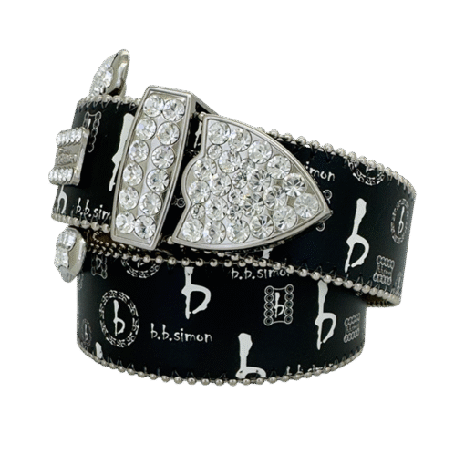 Classic BB Pattern Black/Clear - BB Simon Belt
